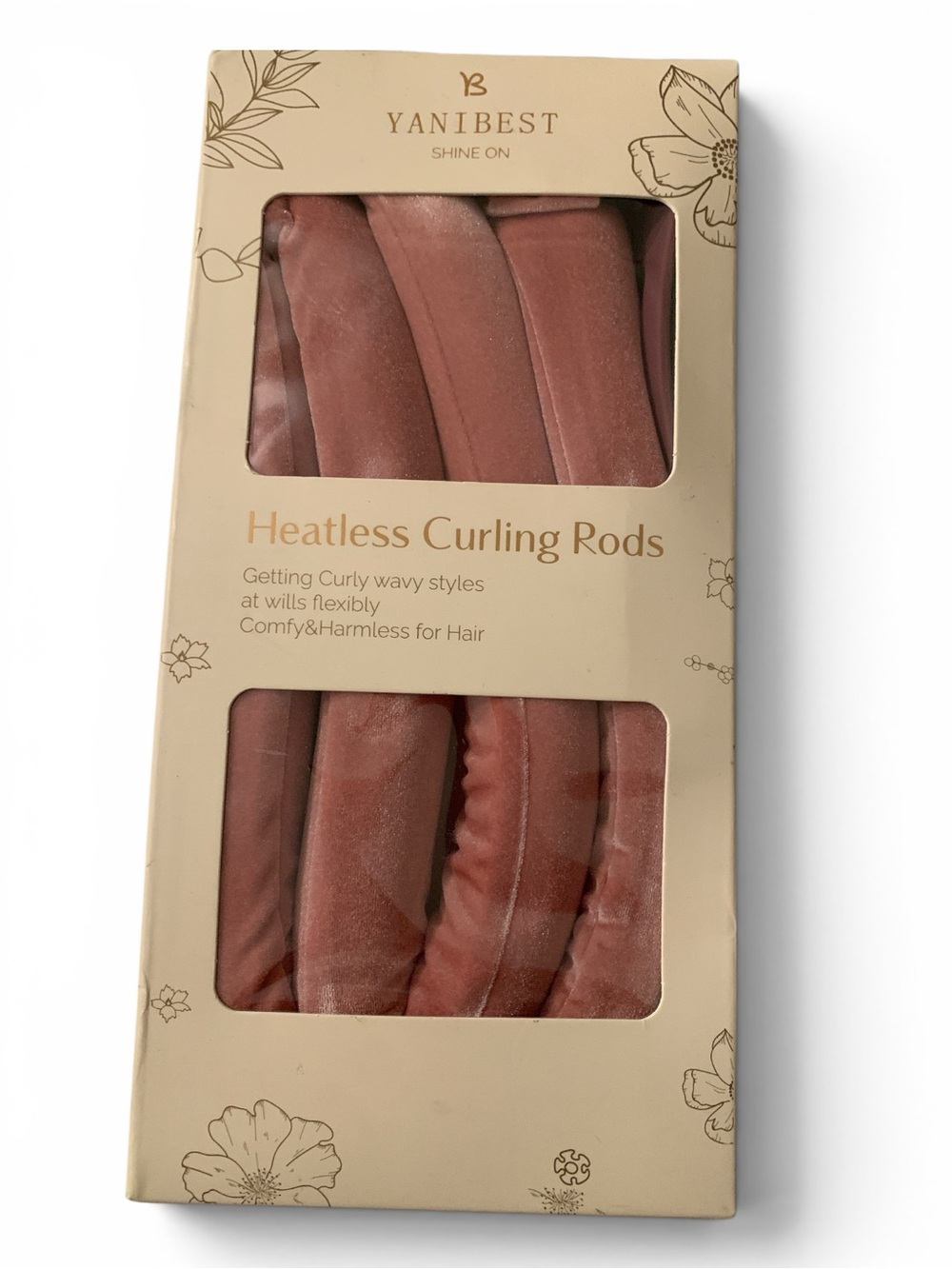 Heatless Curling Rods - Dusty Rose